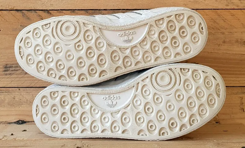 Adidas Honey Low Leather Trainers UK4/US5.5/EU36.5 AF4223 Triple White
