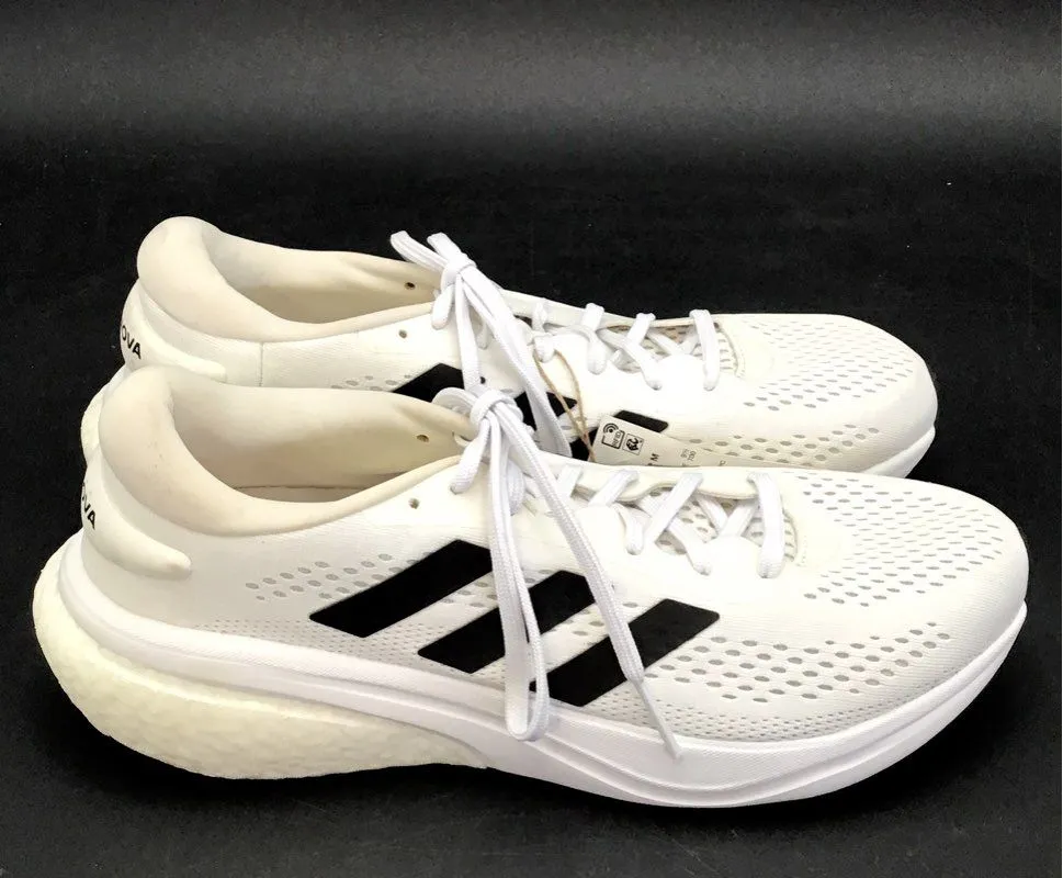 Adidas Men's Supernova 2 GW9089 White Low-Top Running Shoes - Size 10