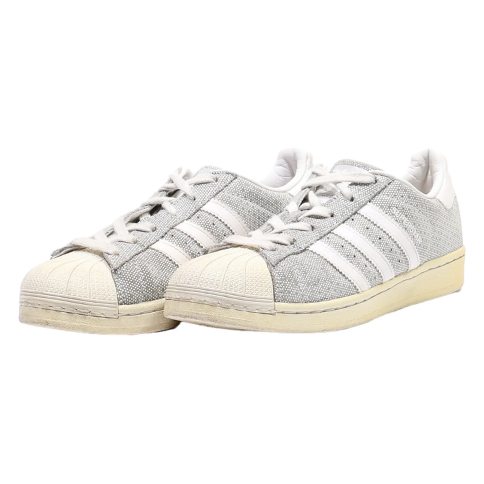 ADIDAS Sneaker Trainers Grey Canvas Womens UK 5