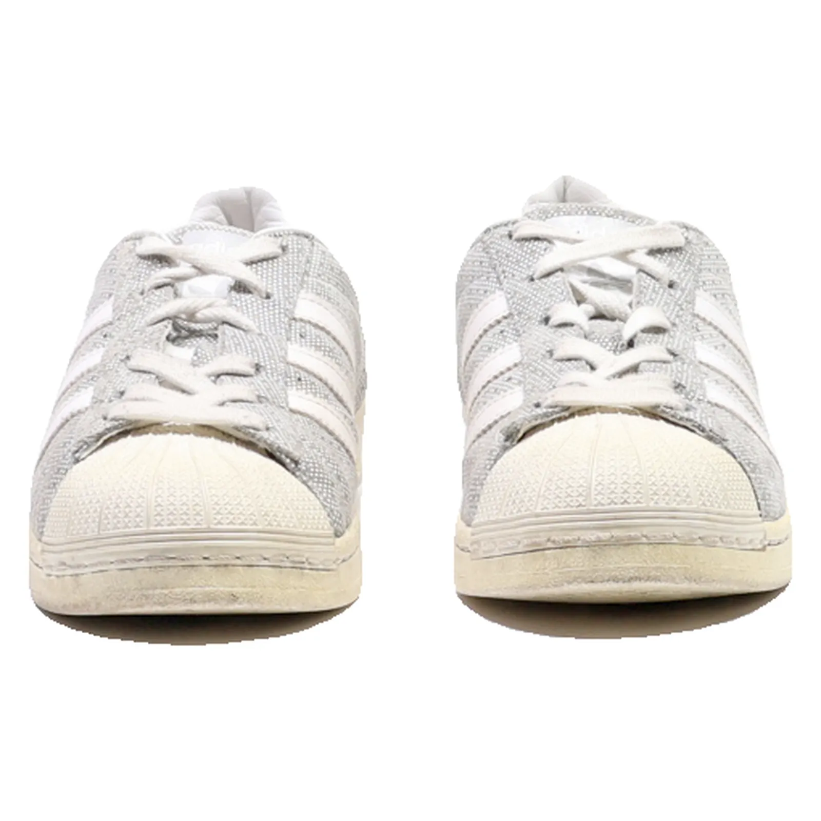 ADIDAS Sneaker Trainers Grey Canvas Womens UK 5