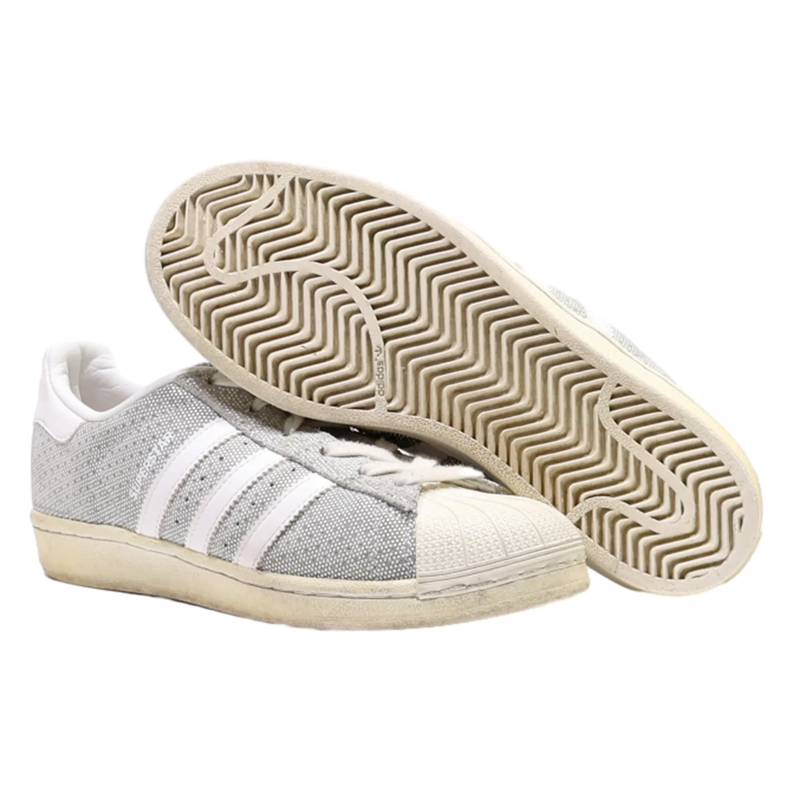 ADIDAS Sneaker Trainers Grey Canvas Womens UK 5