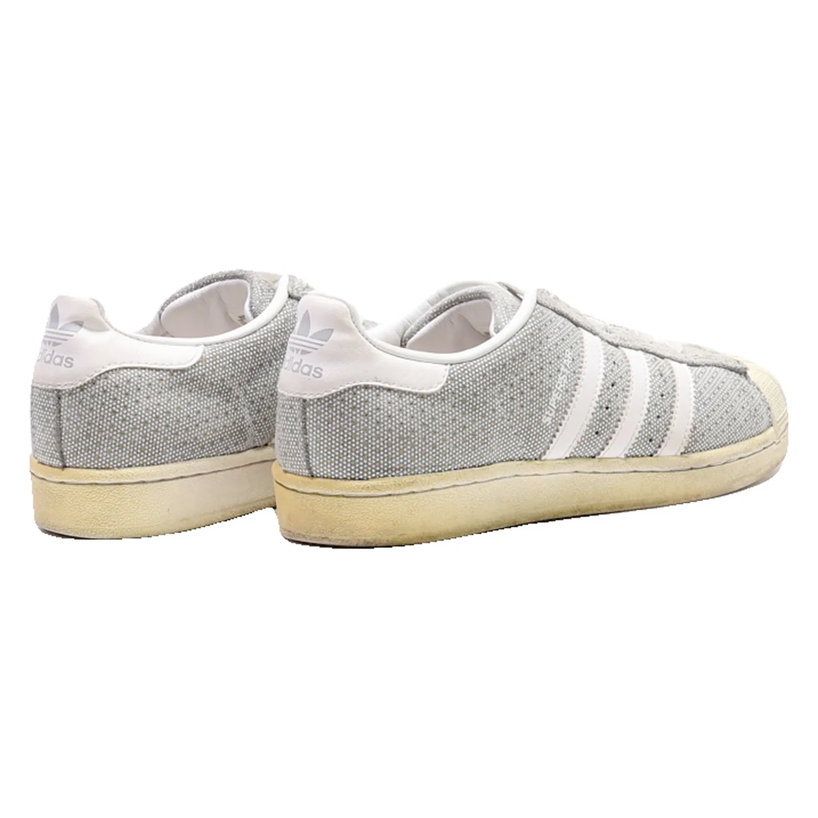 ADIDAS Sneaker Trainers Grey Canvas Womens UK 5