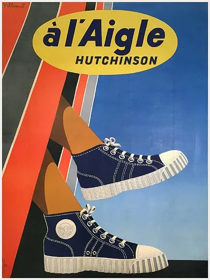 AIGLE Presto Hutchinson Navy 60's Sneakers