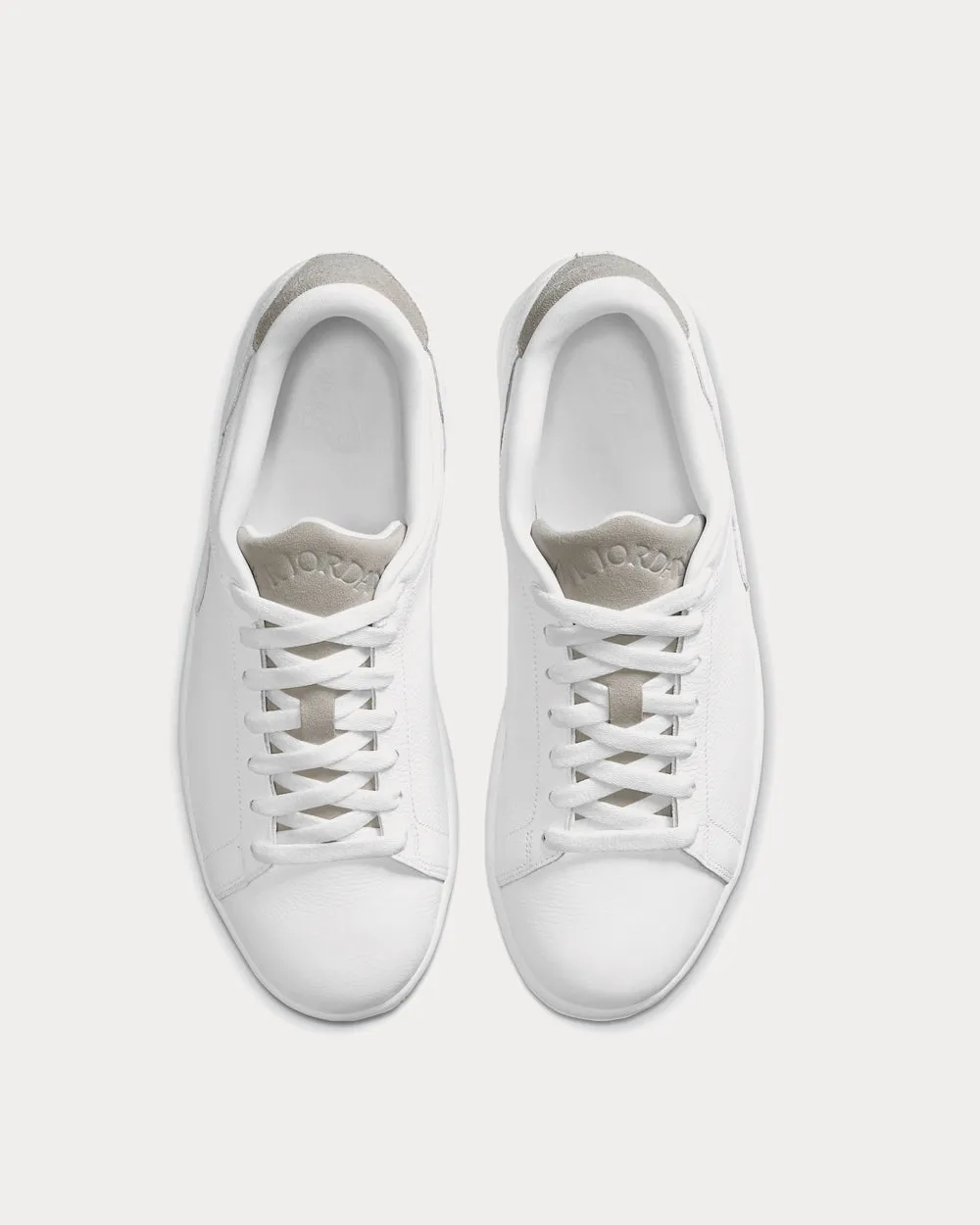 Air Jordan 1 Centre Court White on White Low Top Sneakers