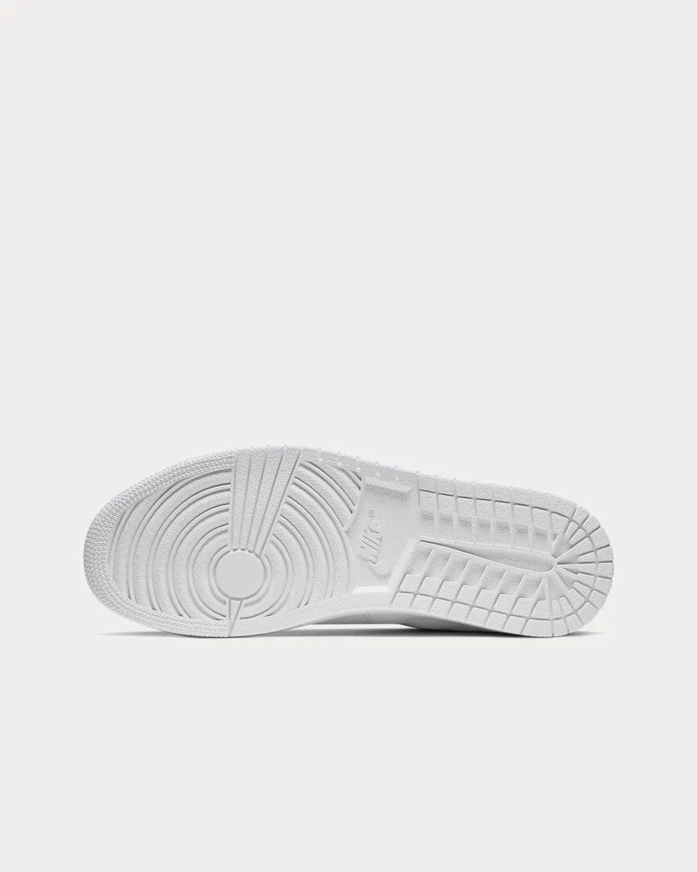 Air Jordan 1 Centre Court White on White Low Top Sneakers