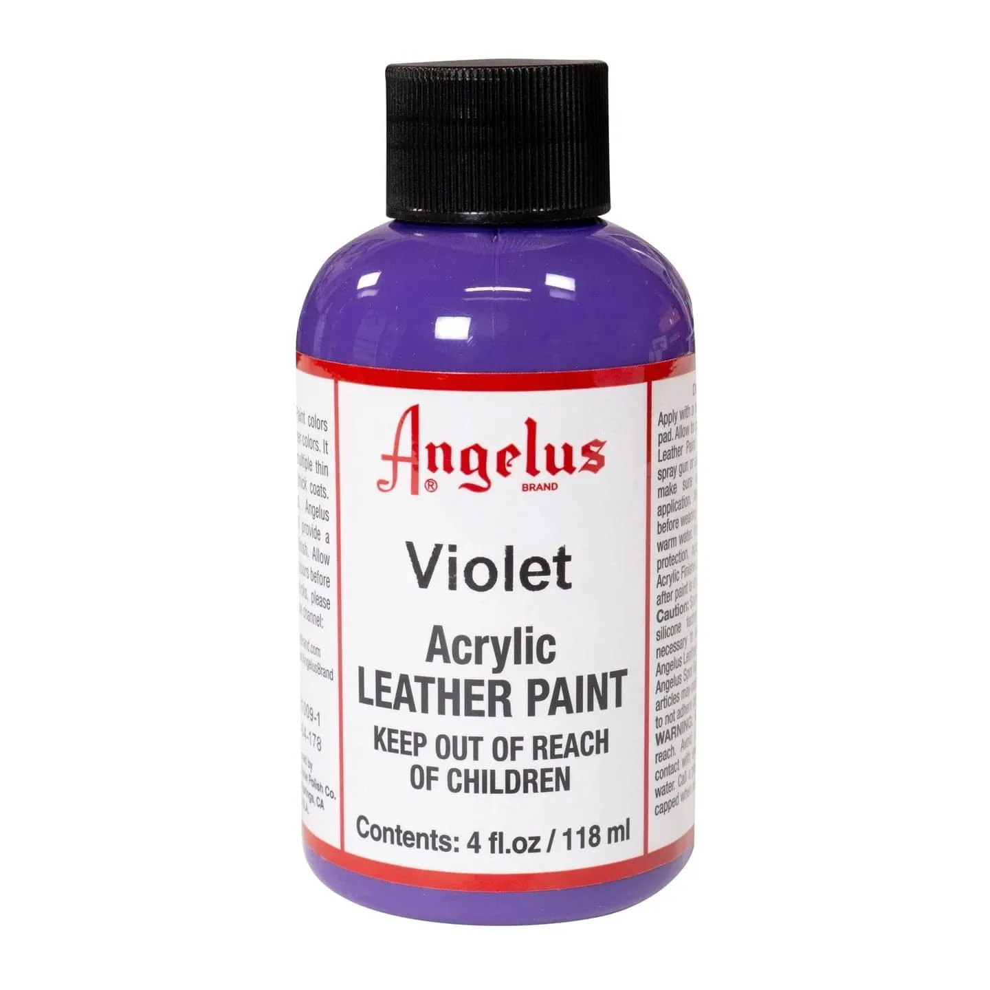Angelus - Acrylic Leather Paints - 4oz Bottles