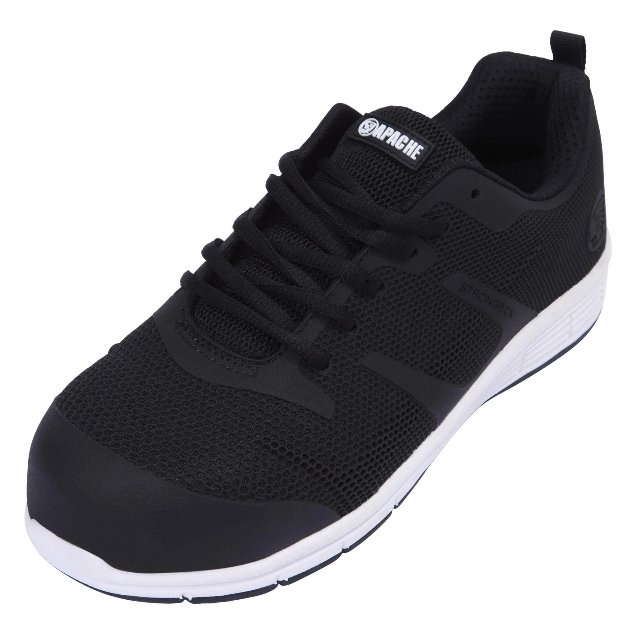Apache Vault Black Lightweight Sports Safety Trainers