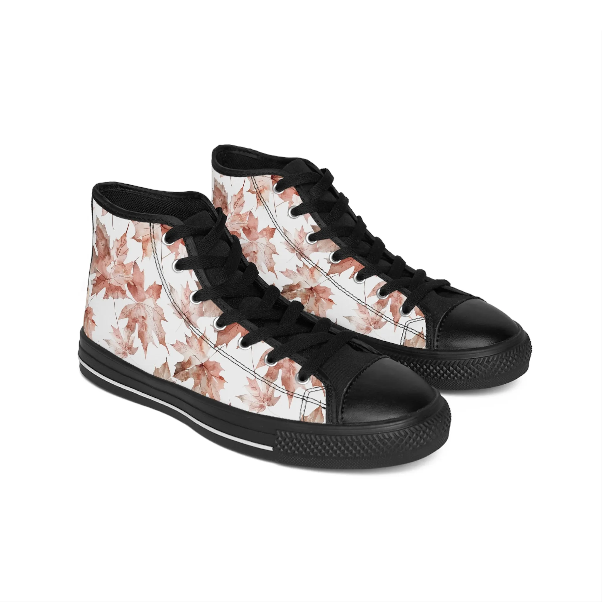 Autumn Fall Leaves Women's Classic Sneakers