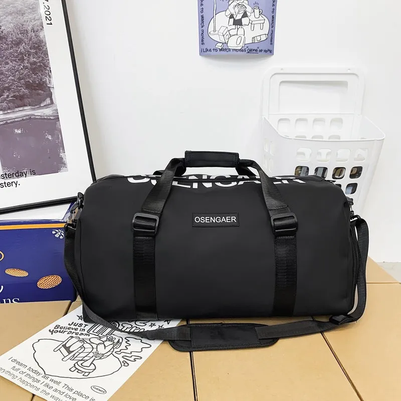 Backpack Women Portable Shoes-Seat Large Capacity Portable Fashionable Sports Luggage Gym shoulder bag
