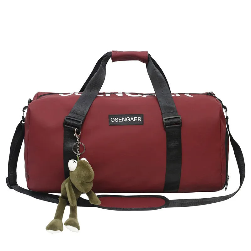 Backpack Women Portable Shoes-Seat Large Capacity Portable Fashionable Sports Luggage Gym shoulder bag