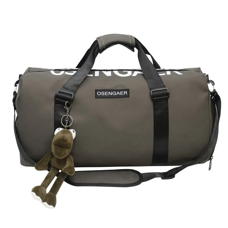 Backpack Women Portable Shoes-Seat Large Capacity Portable Fashionable Sports Luggage Gym shoulder bag