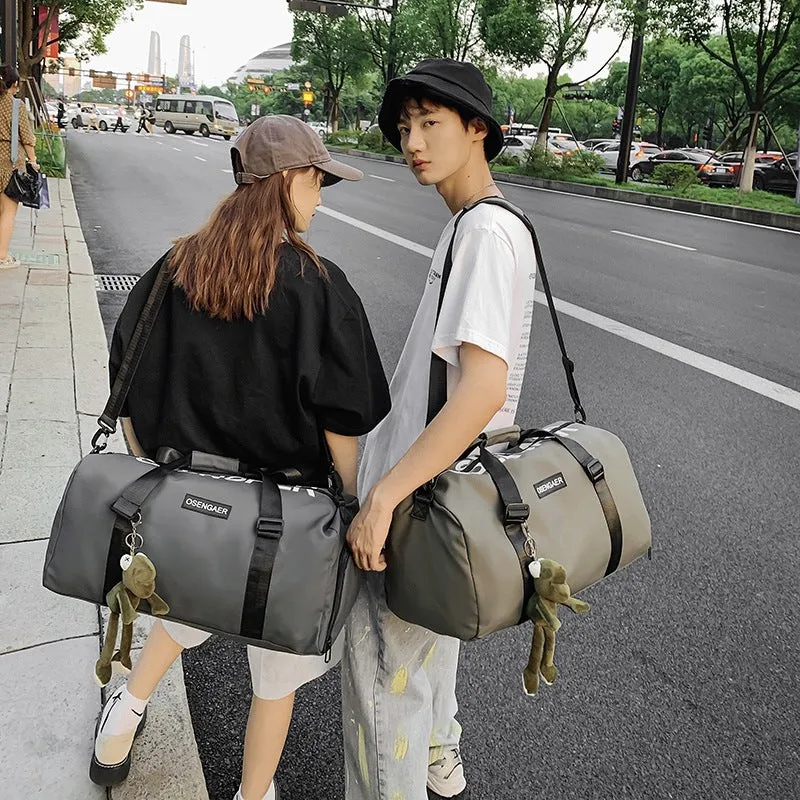 Backpack Women Portable Shoes-Seat Large Capacity Portable Fashionable Sports Luggage Gym shoulder bag