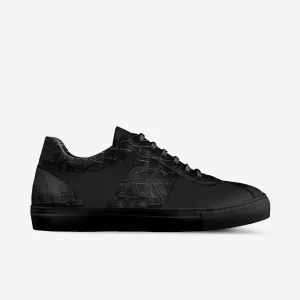 BLACK ALLIGATOR SNEAKER
