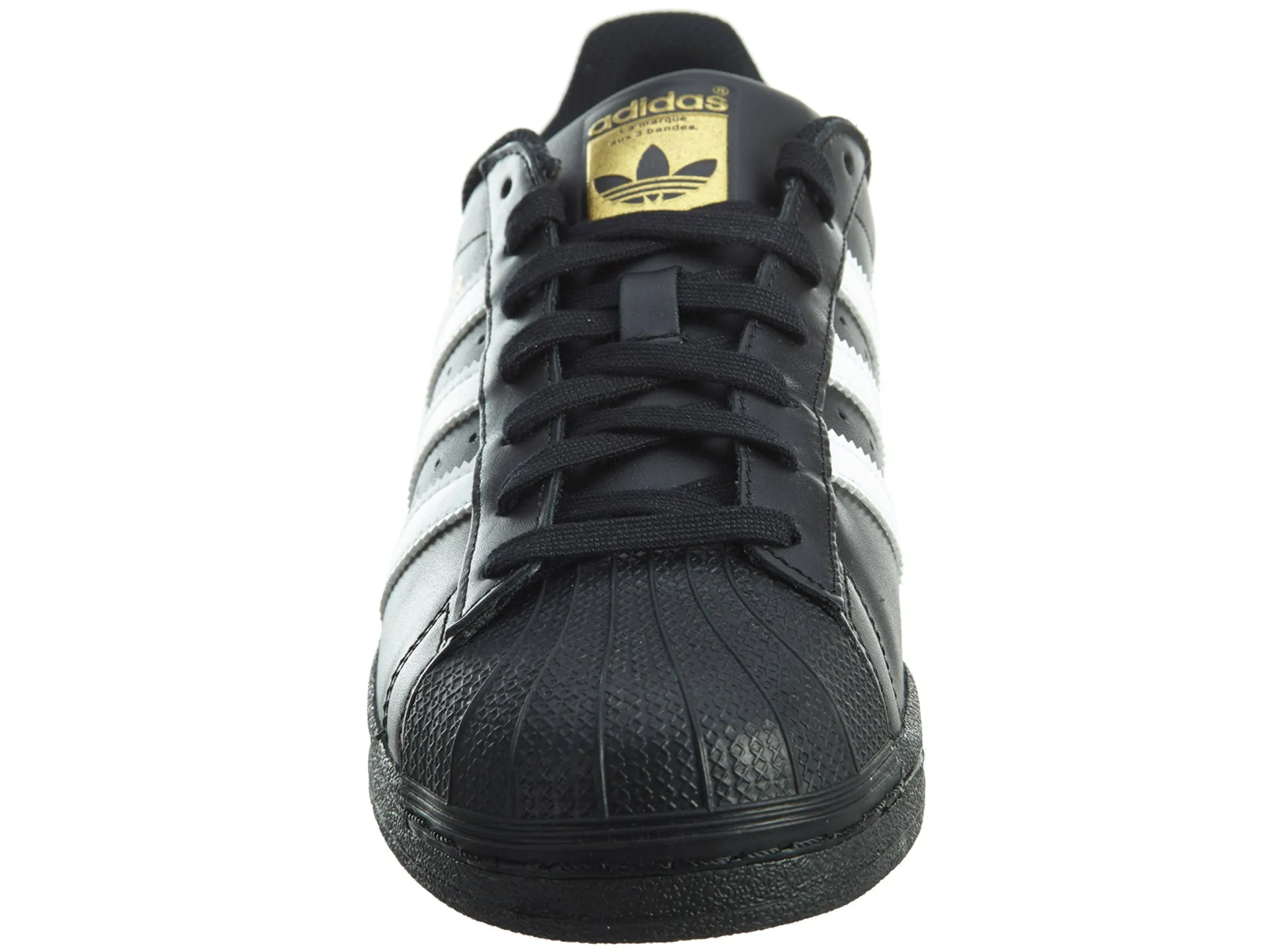 Black/White/Gold Adidas Originals Superstar Mens Style :B27140