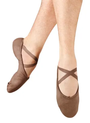 Bloch S0277M Cocoa Color Mens Pump Canvas Ballet Shoe