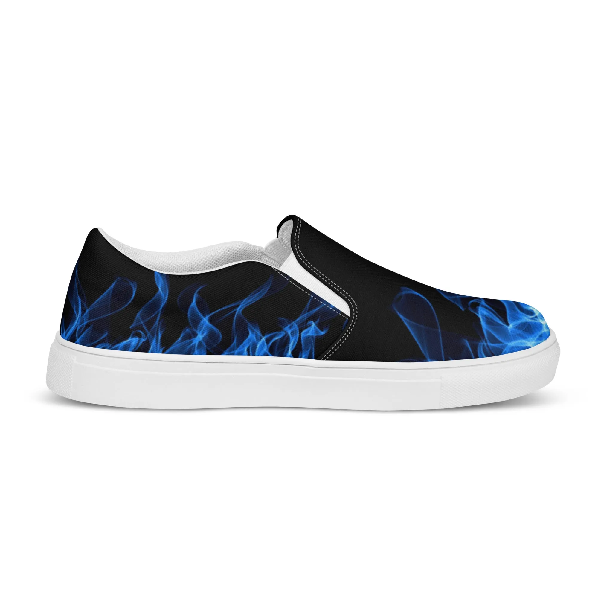 Blue Flame Women’s Slip-on Canvas Shoes