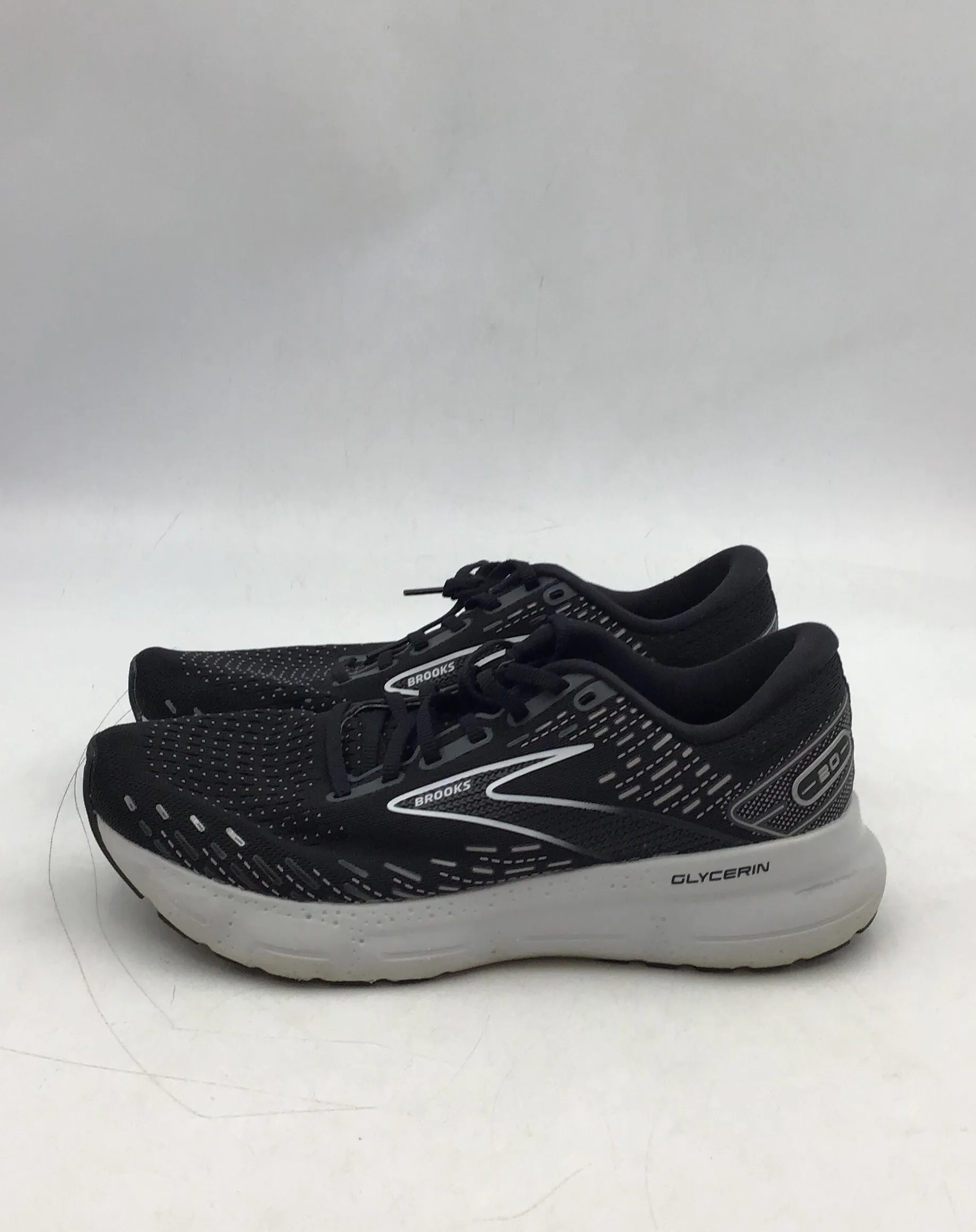 Brooks Women's Glycerin 20 1203691B059 Black Gray Running Shoes - Size 10