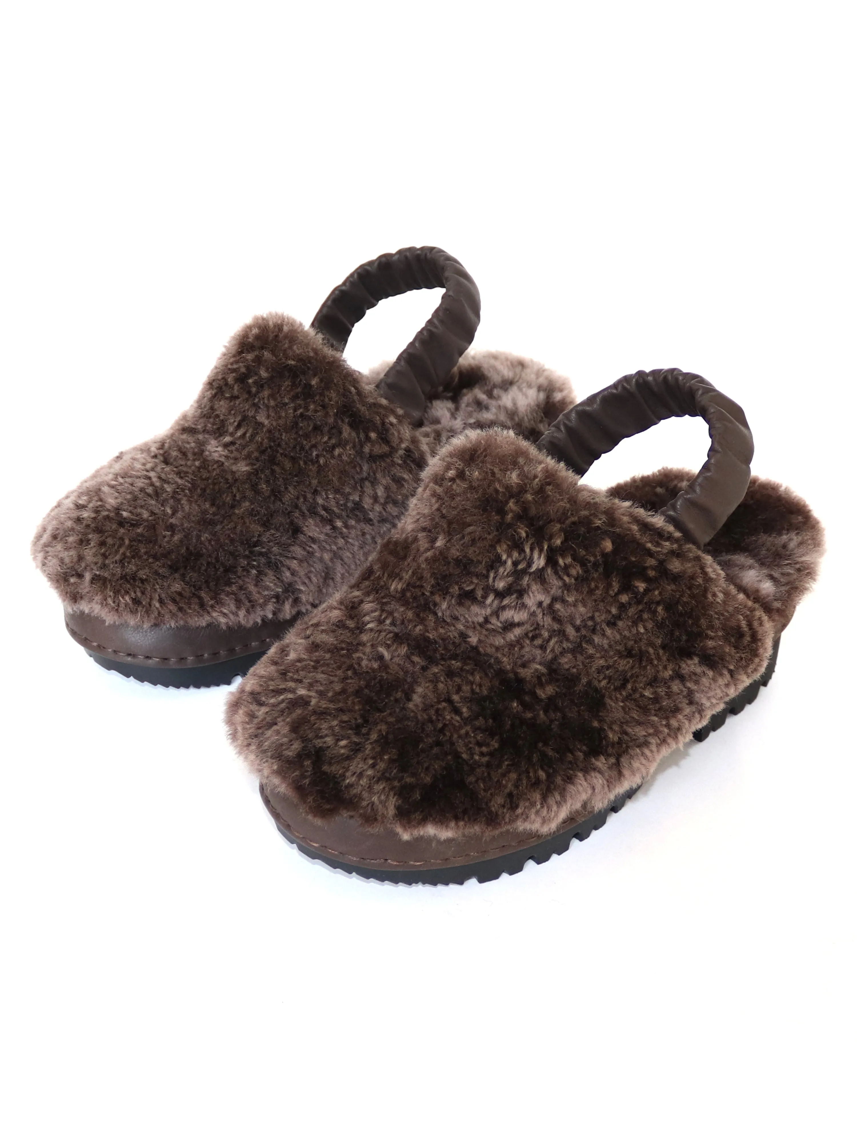 Brown Fur Mules