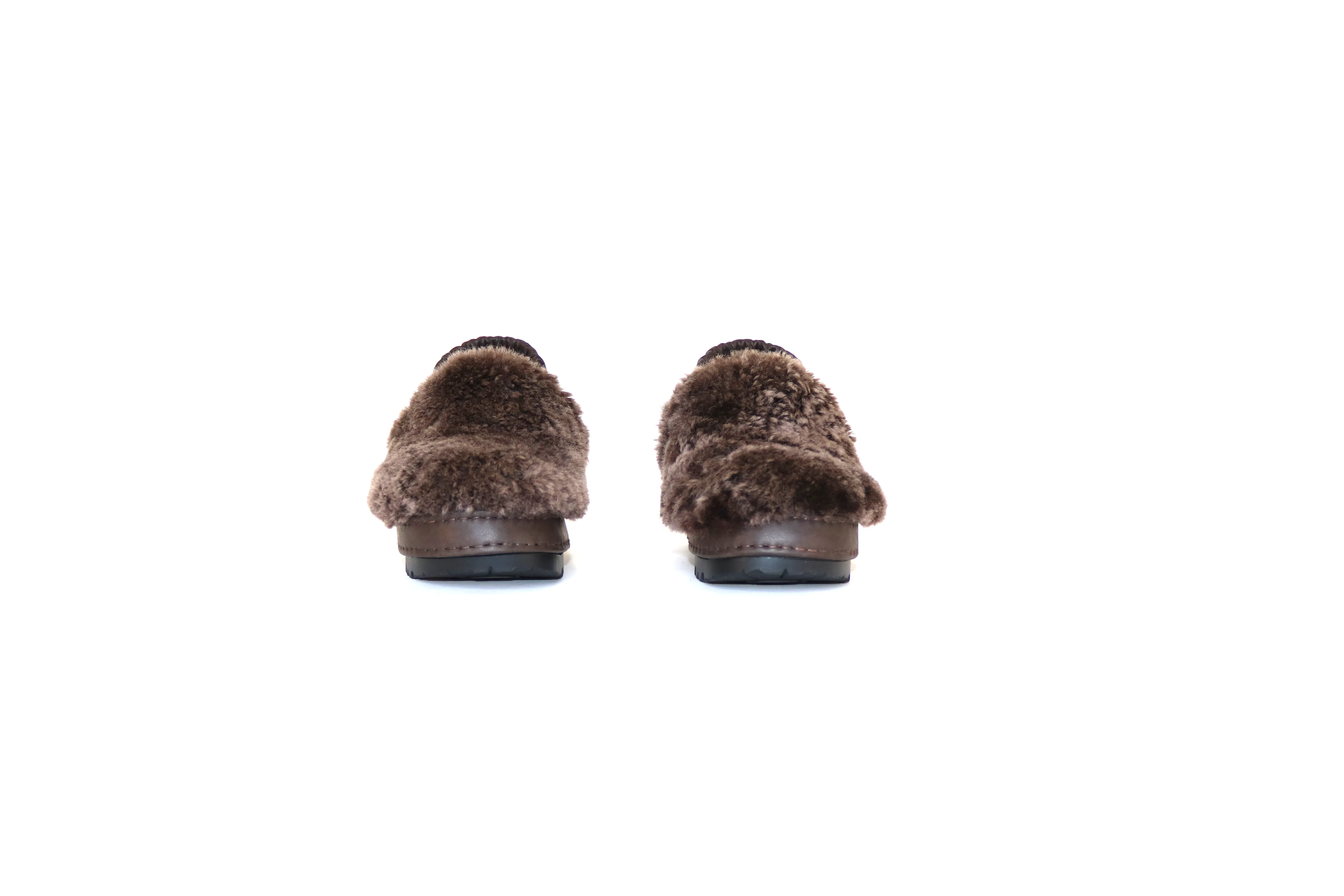 Brown Fur Mules