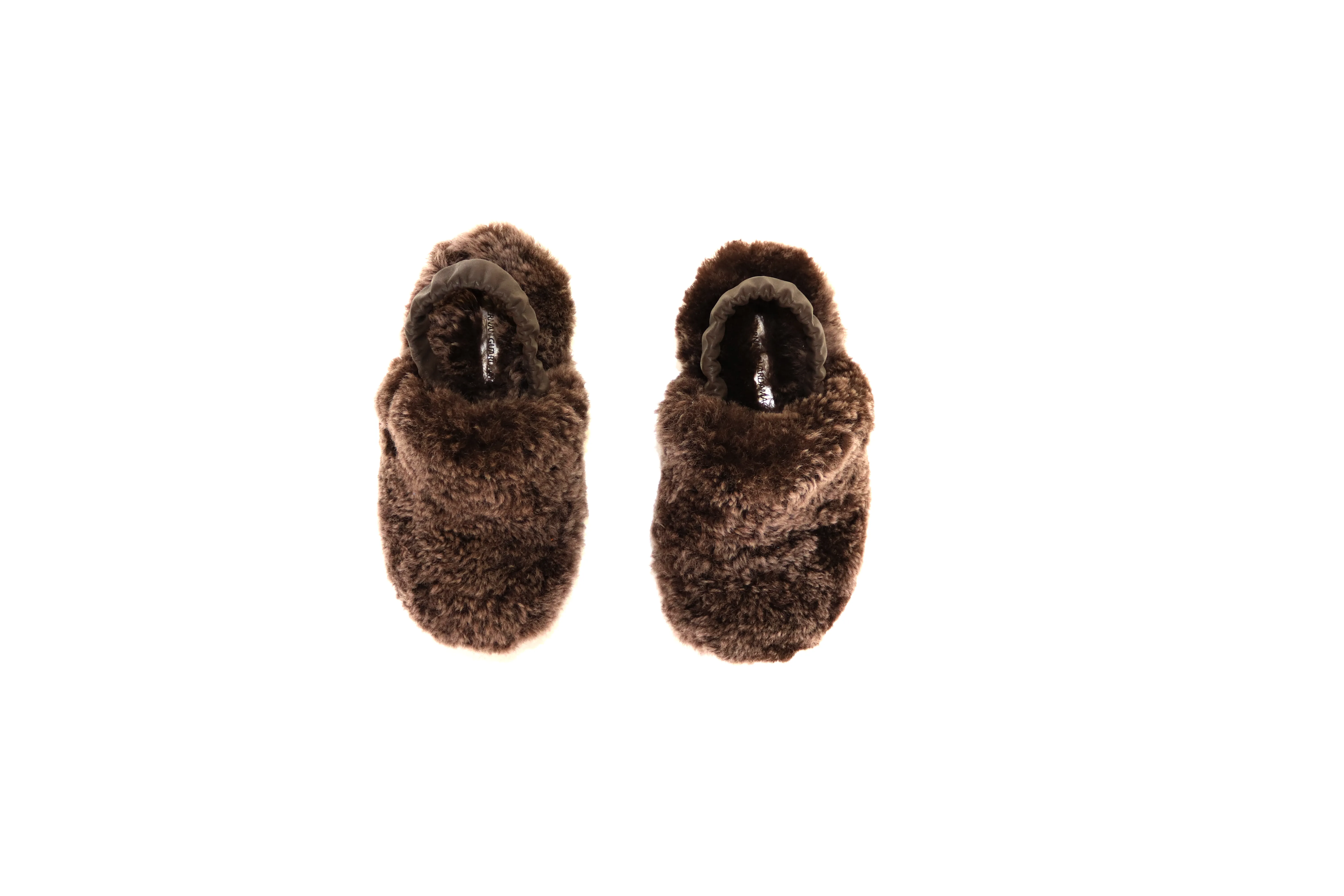 Brown Fur Mules