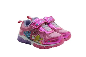 Care Bears Purple/Pink Girl's Lighted Athletic Sneaker (Toddler/Little Kid)