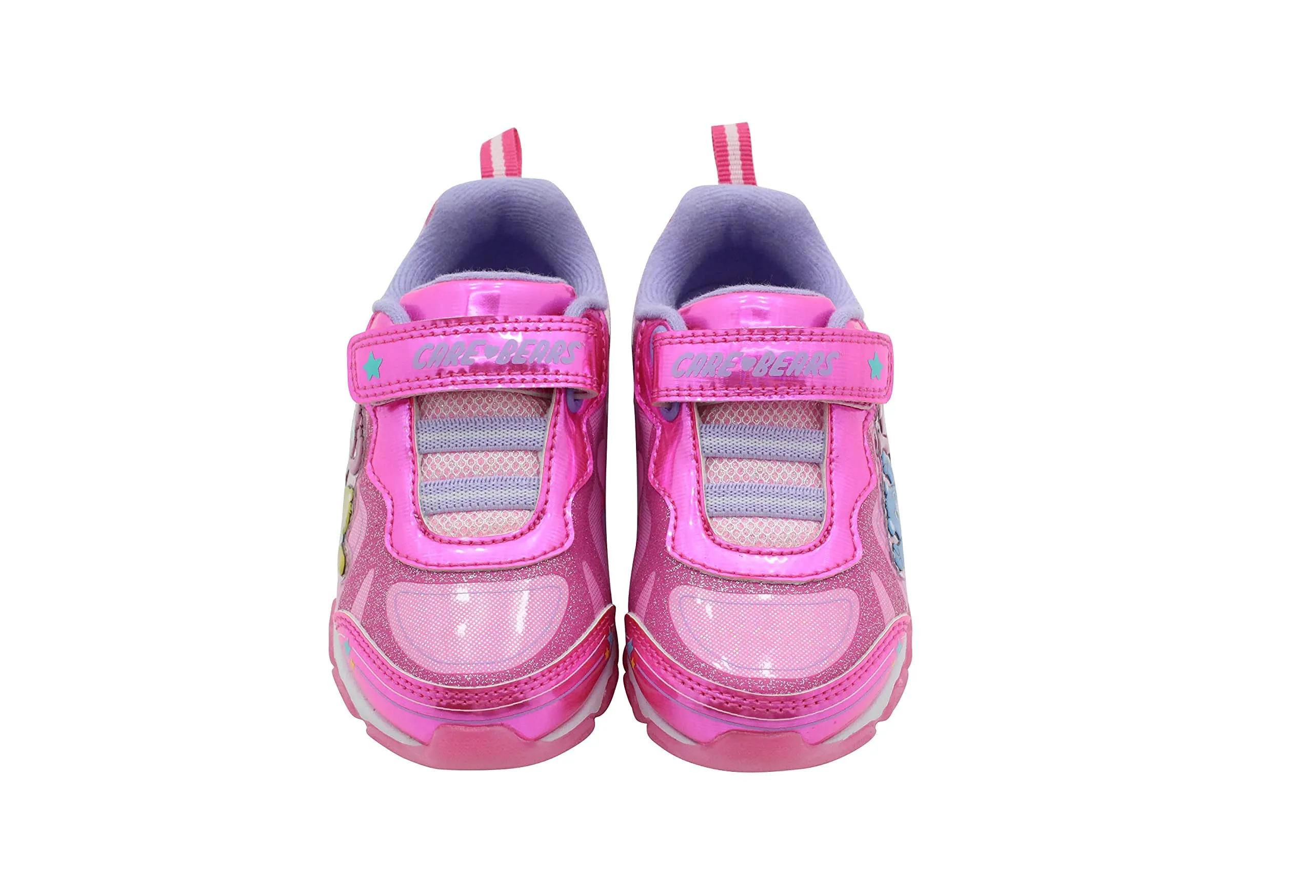 Care Bears Purple/Pink Girl's Lighted Athletic Sneaker (Toddler/Little Kid)