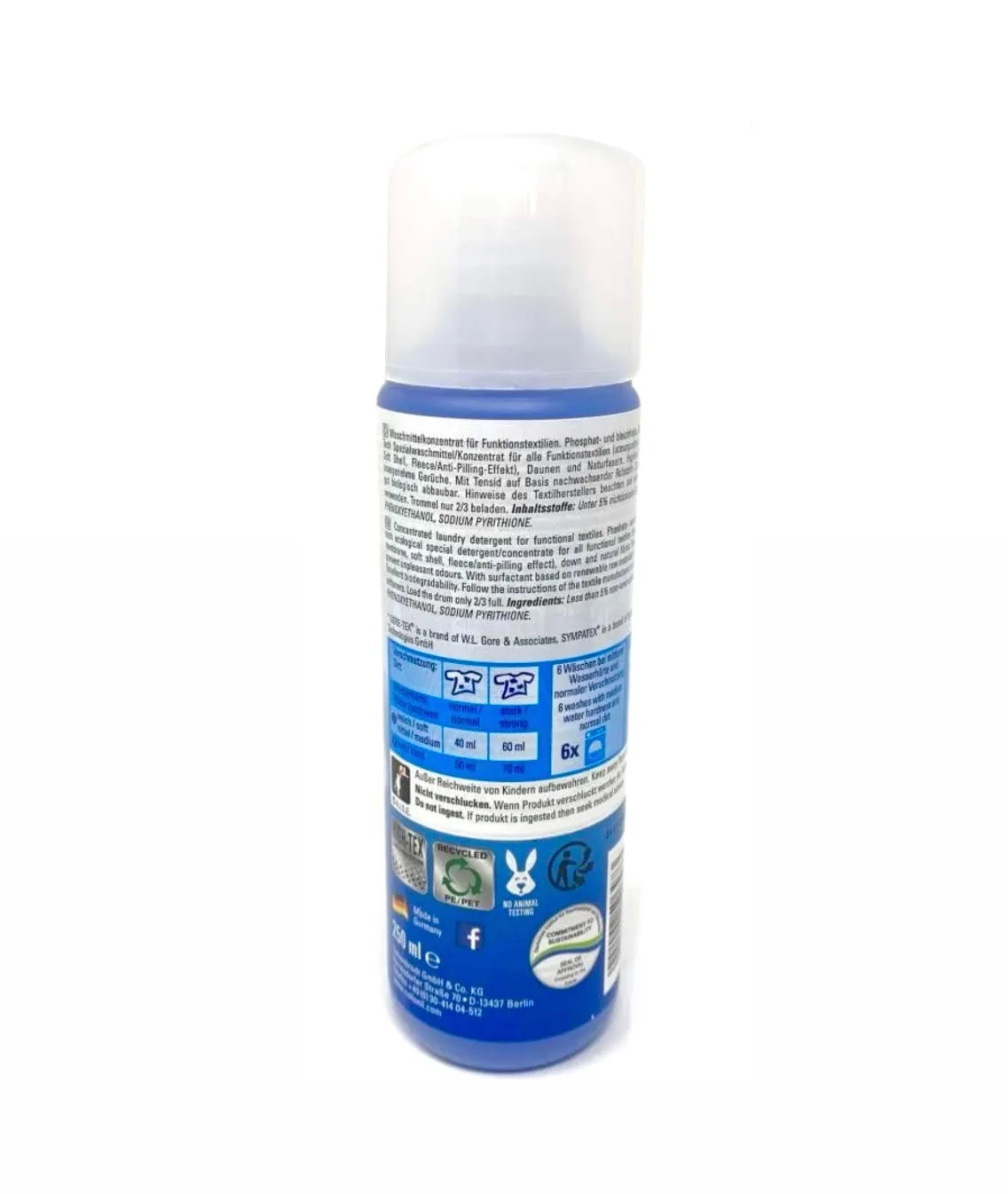 Collonil Bleu Textile Wash 250ml Made In Germany
