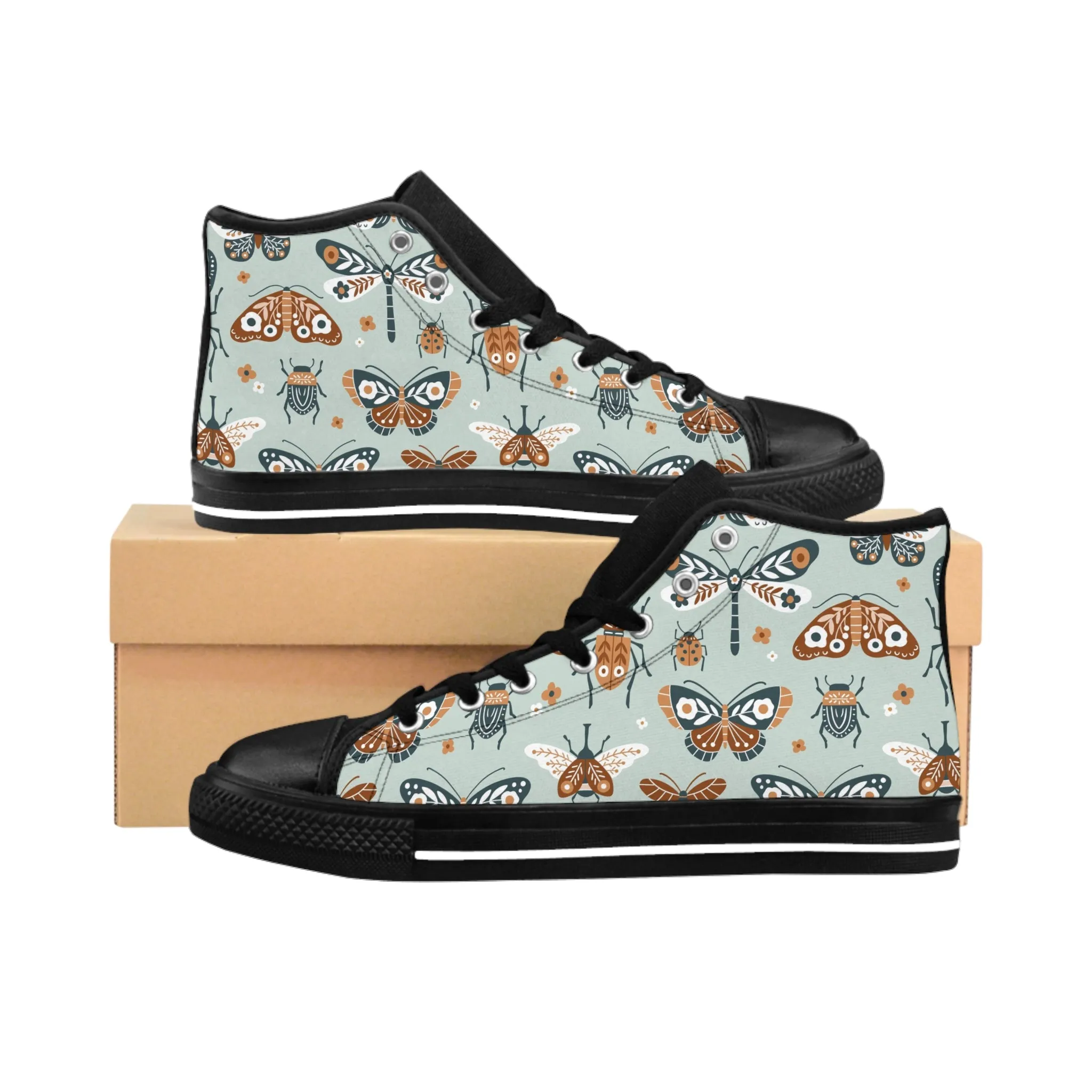 Colorful Insects Men's Classic Sneakers