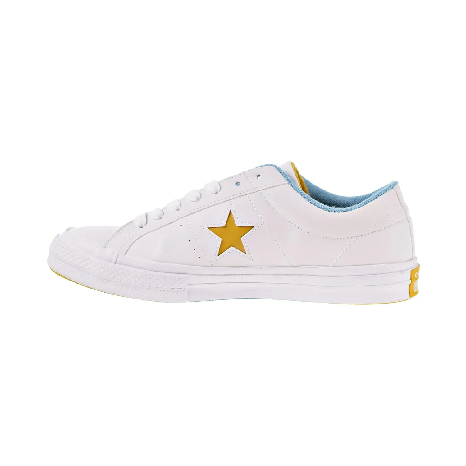 Converse One Star Ox Men's Shoes White-Mineral Yellow
