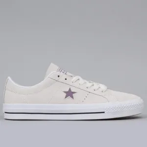 Converse One Star Pro OX Shoes Egret / Violet Dust / White