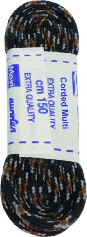Corded Laces - Footcom Multi 120cm (Pair)