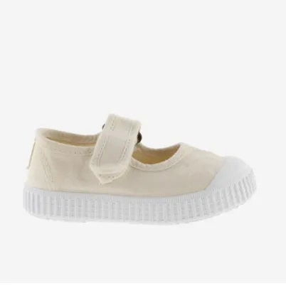 Cotton Mary Jane Shoes