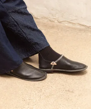 Cow Leather Babouche - L