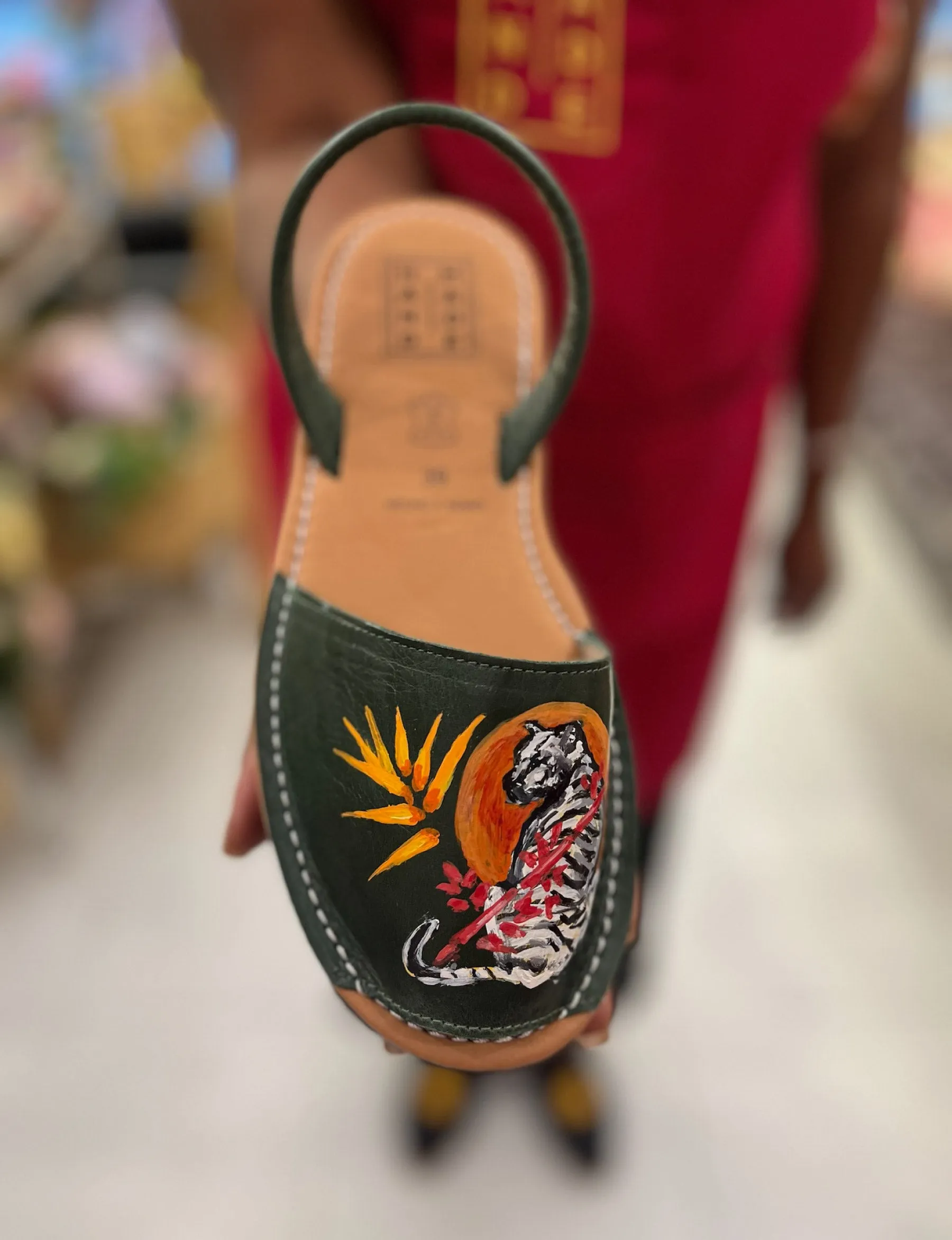 Custom-made Menorquinas Cheetah Edition