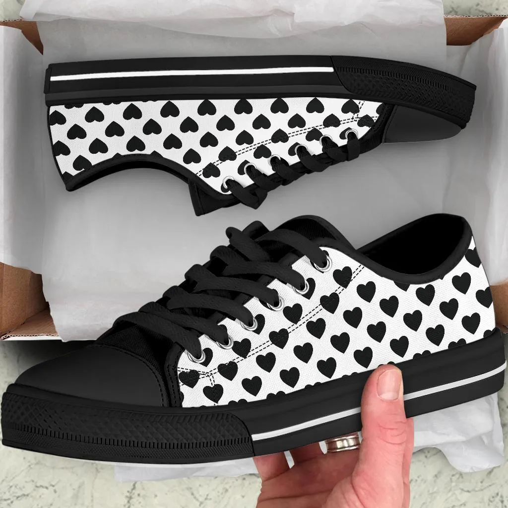 Custom Sneakers-Black and White Series 112