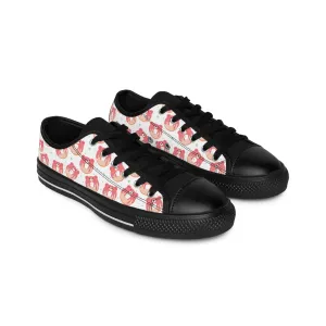Cute Colorful Doughnut Bear Women's Sneakers