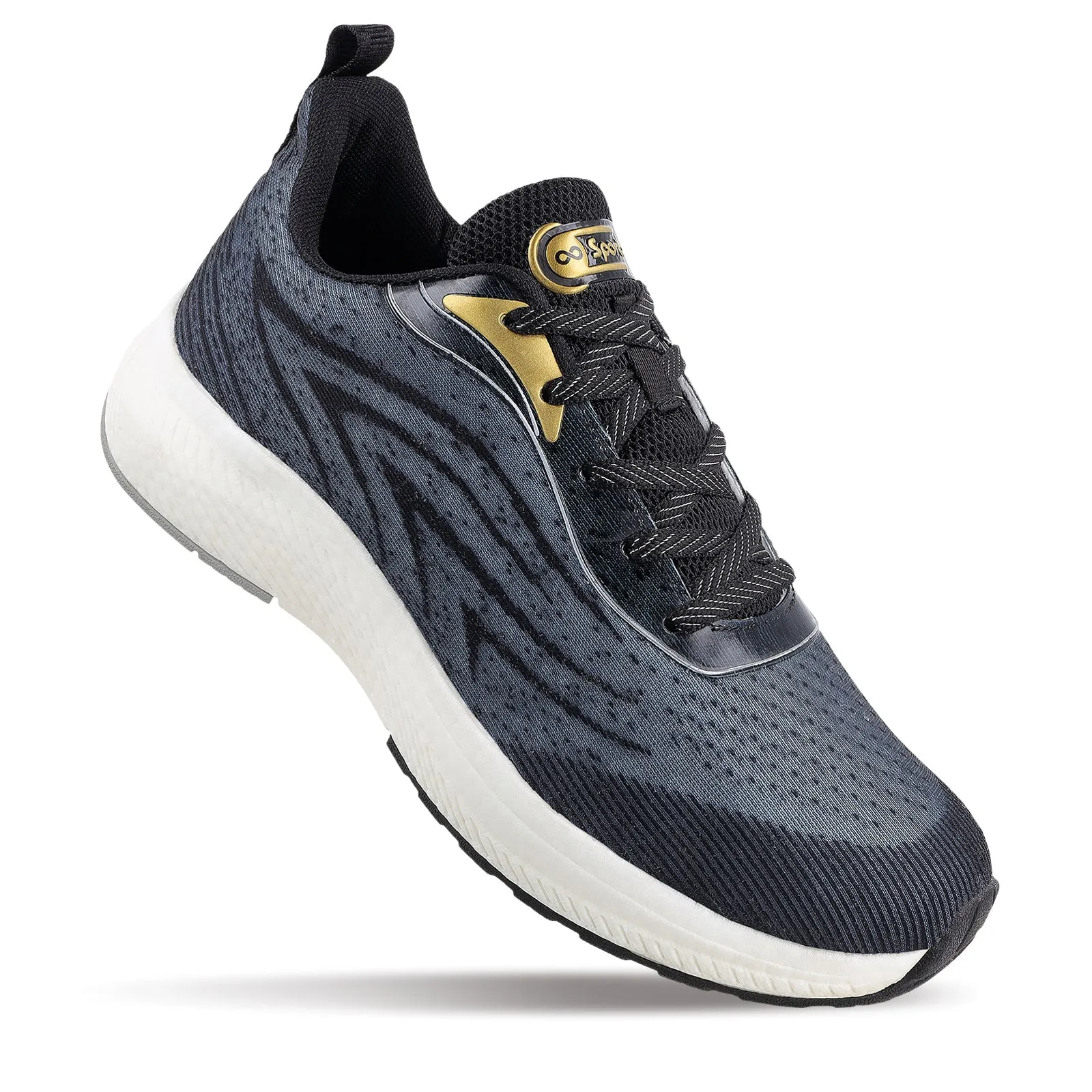 DANZO Men's Lace-up Sports Shoe - WS9147 Black Gold