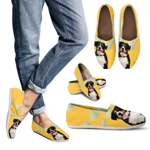 dog casual yellow Women's Casual Shoes