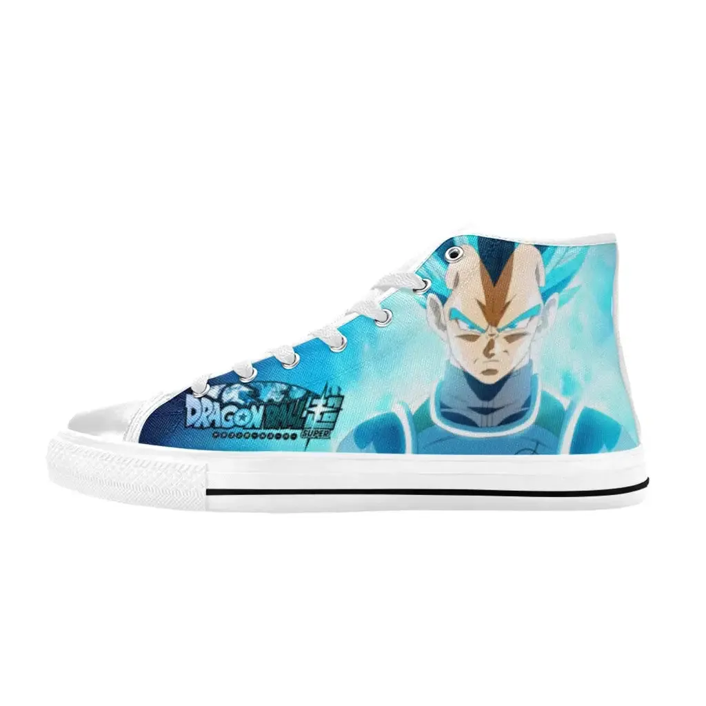 Dragon ball Z Super Vegeta Bejita Shoes High Top Sneakers for Kids and Adults