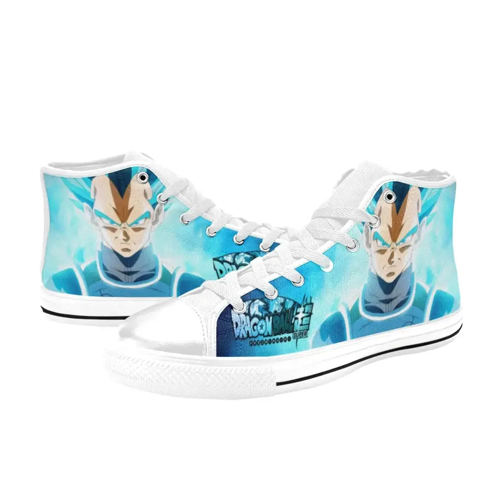 Dragon ball Z Super Vegeta Bejita Shoes High Top Sneakers for Kids and Adults