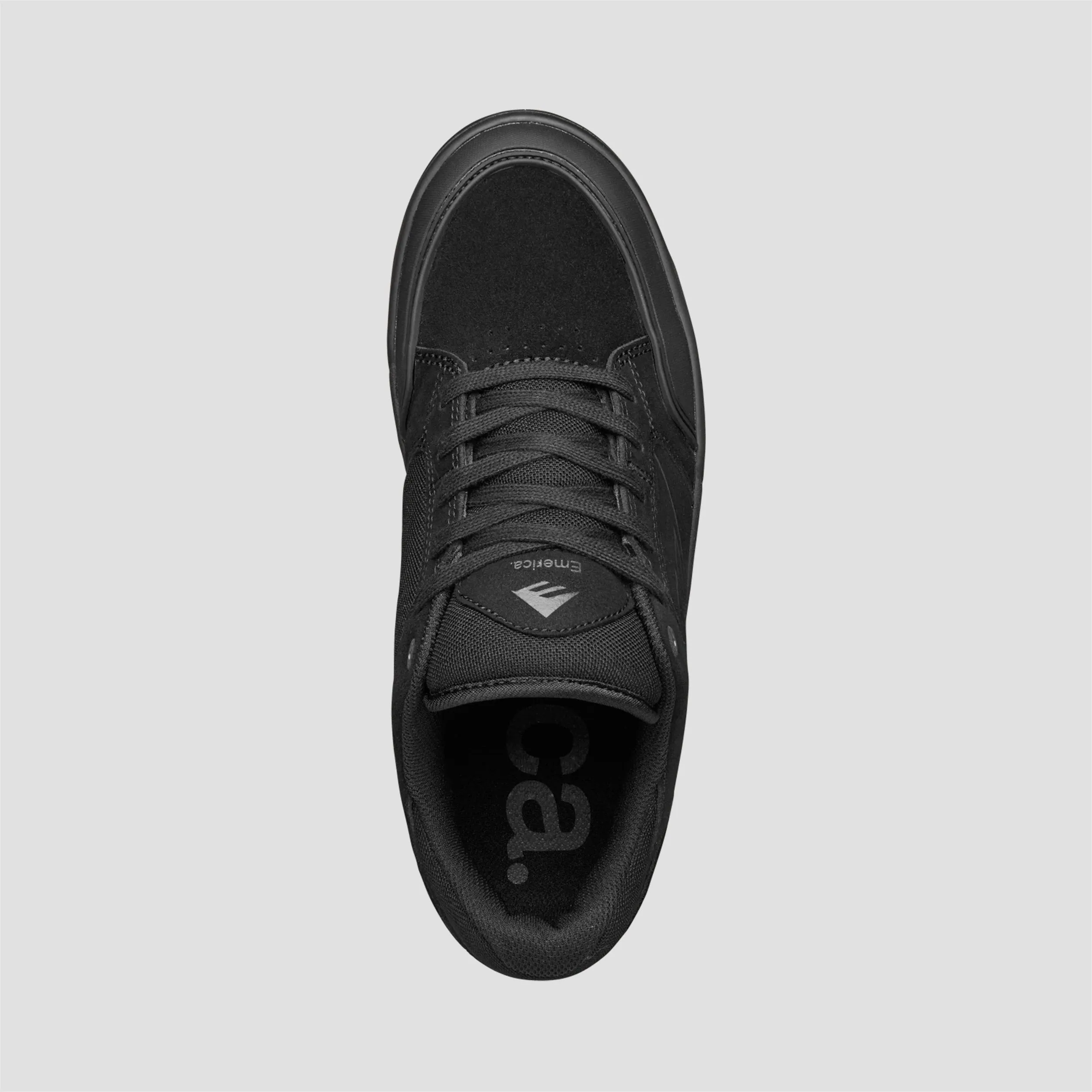 Emerica Heritic Skate Shoes Black / Black