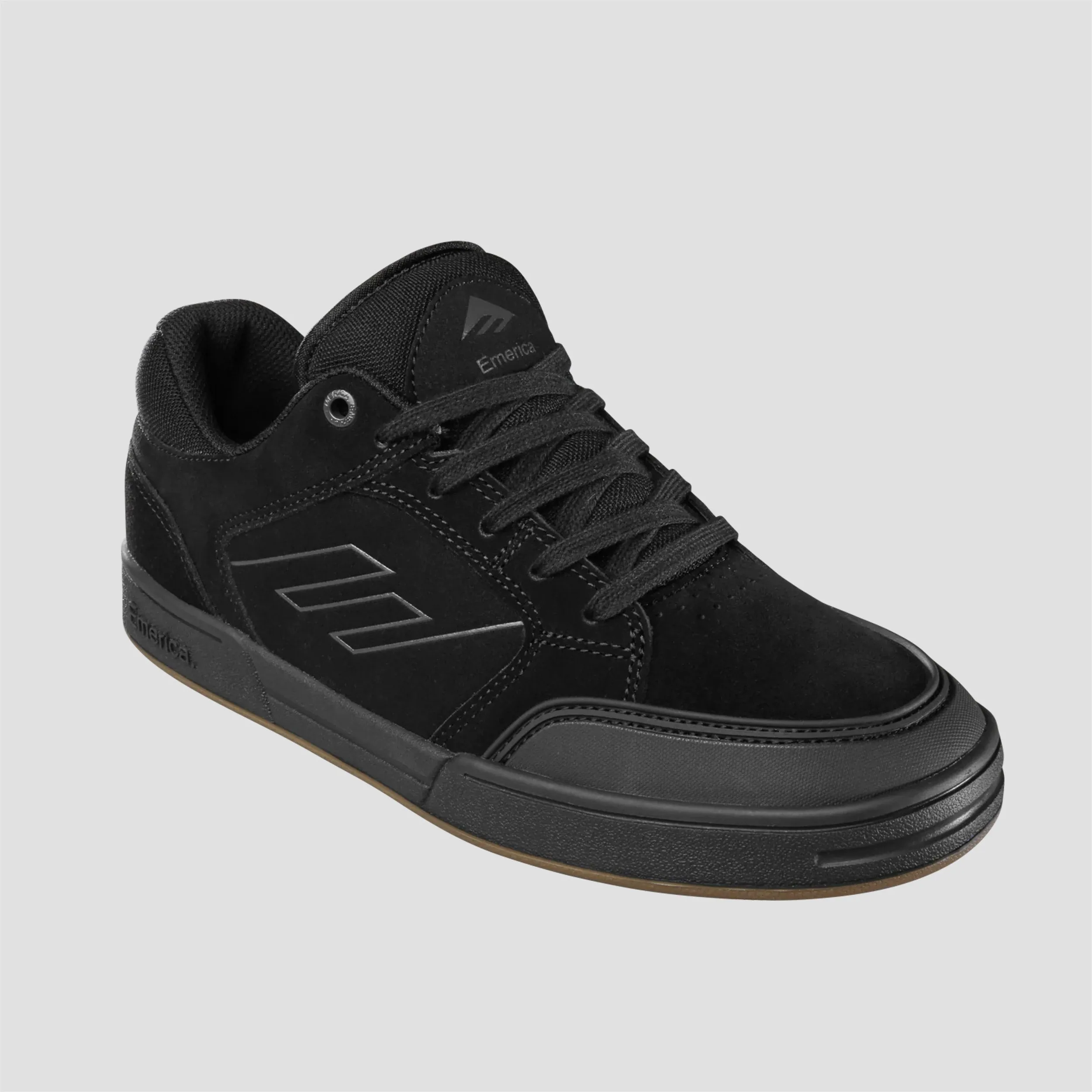 Emerica Heritic Skate Shoes Black / Black