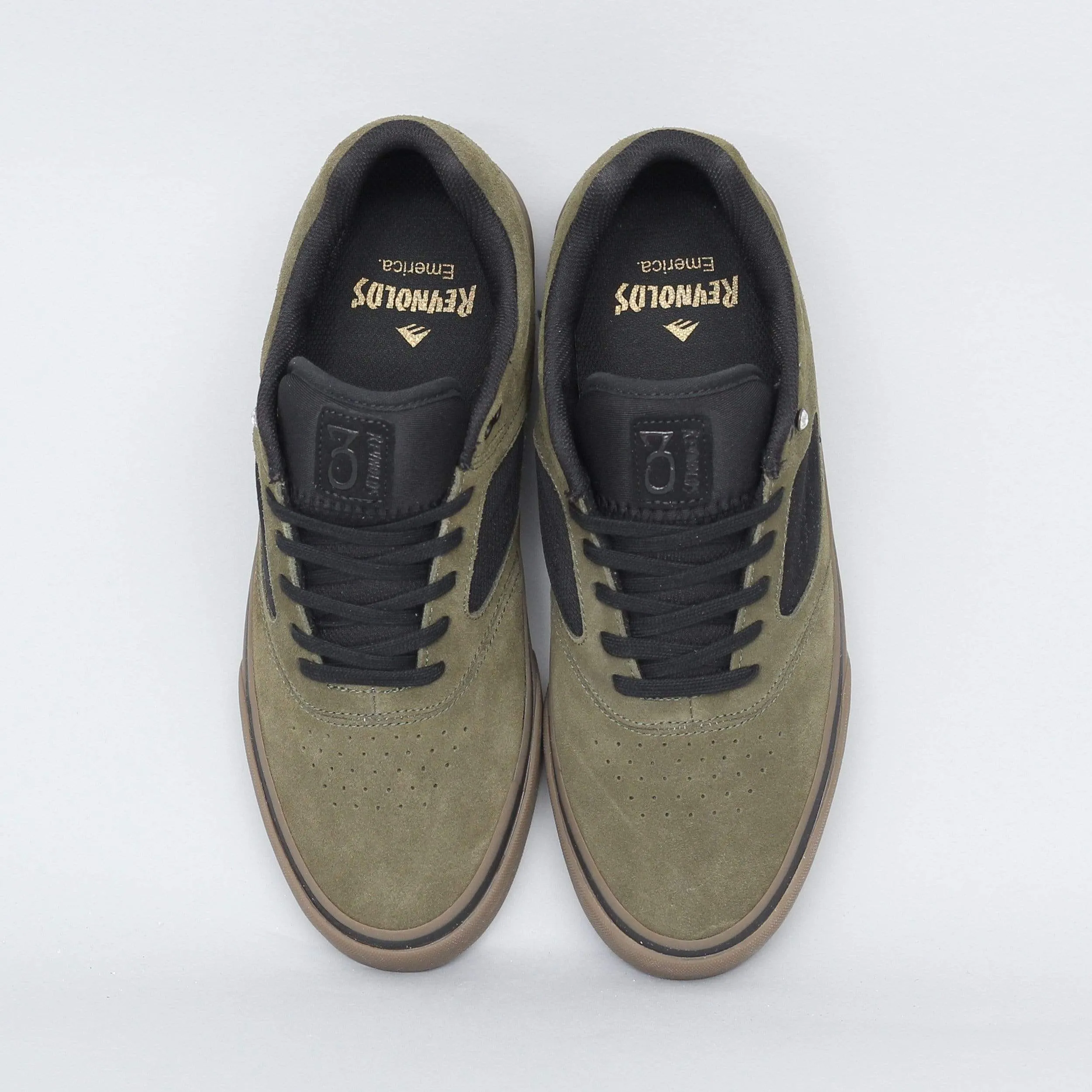 Emerica Reynolds 3 G6 Vulc Shoes Olive / Black / Gum