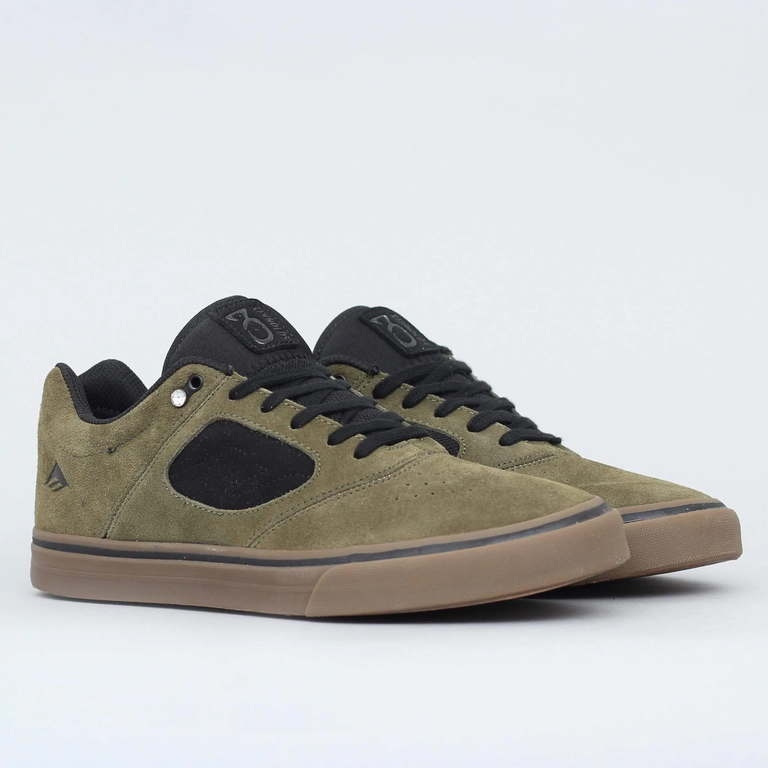 Emerica Reynolds 3 G6 Vulc Shoes Olive / Black / Gum
