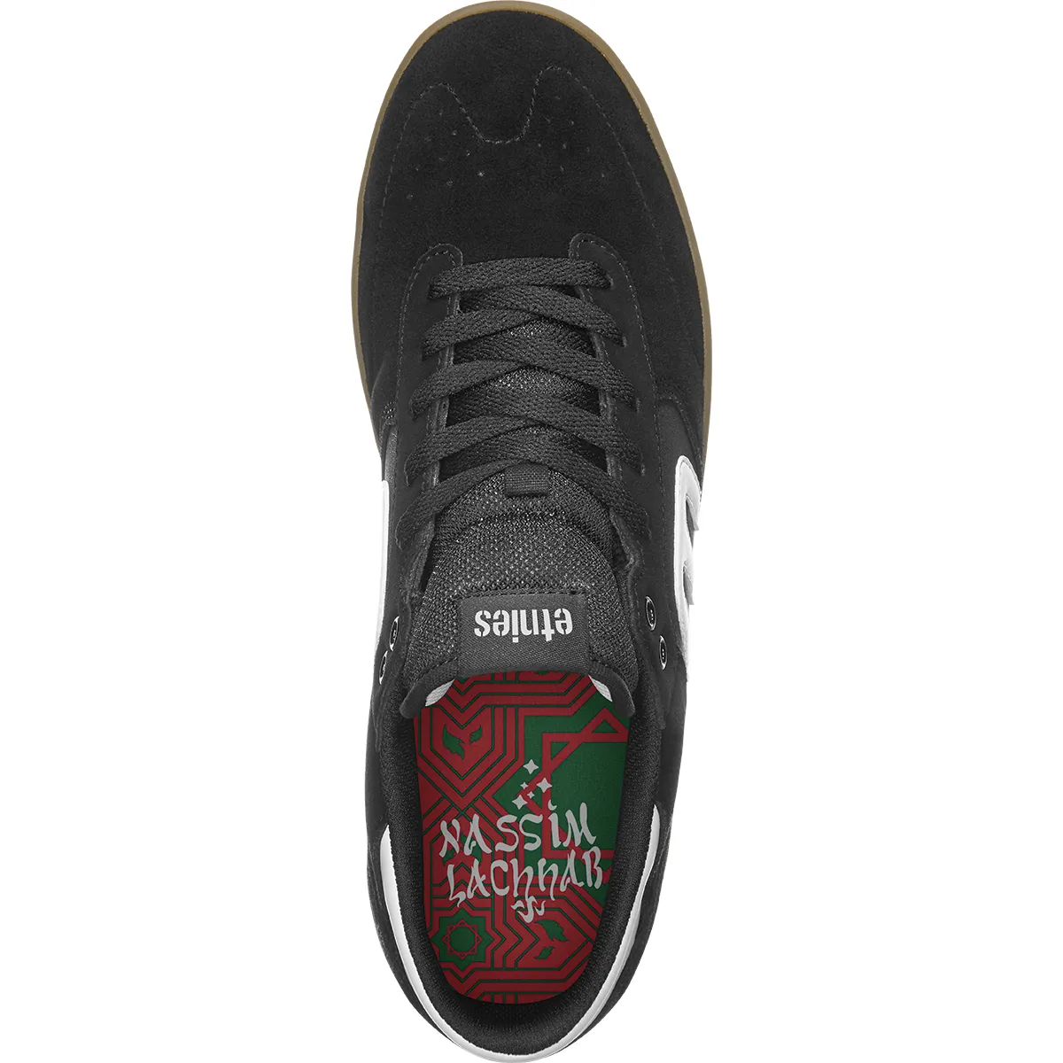 Etnies Nassim Lachhab Windrow Skateboard Shoe - Black/Gum/White