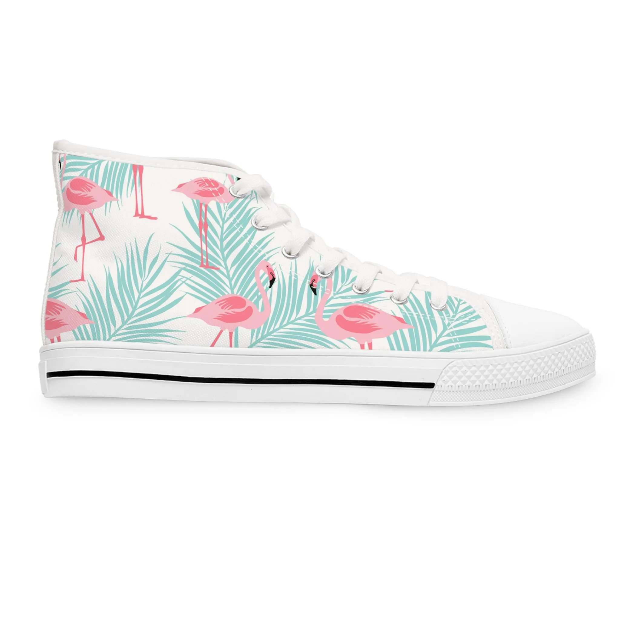 Flamingos Women's High Top Sneakers