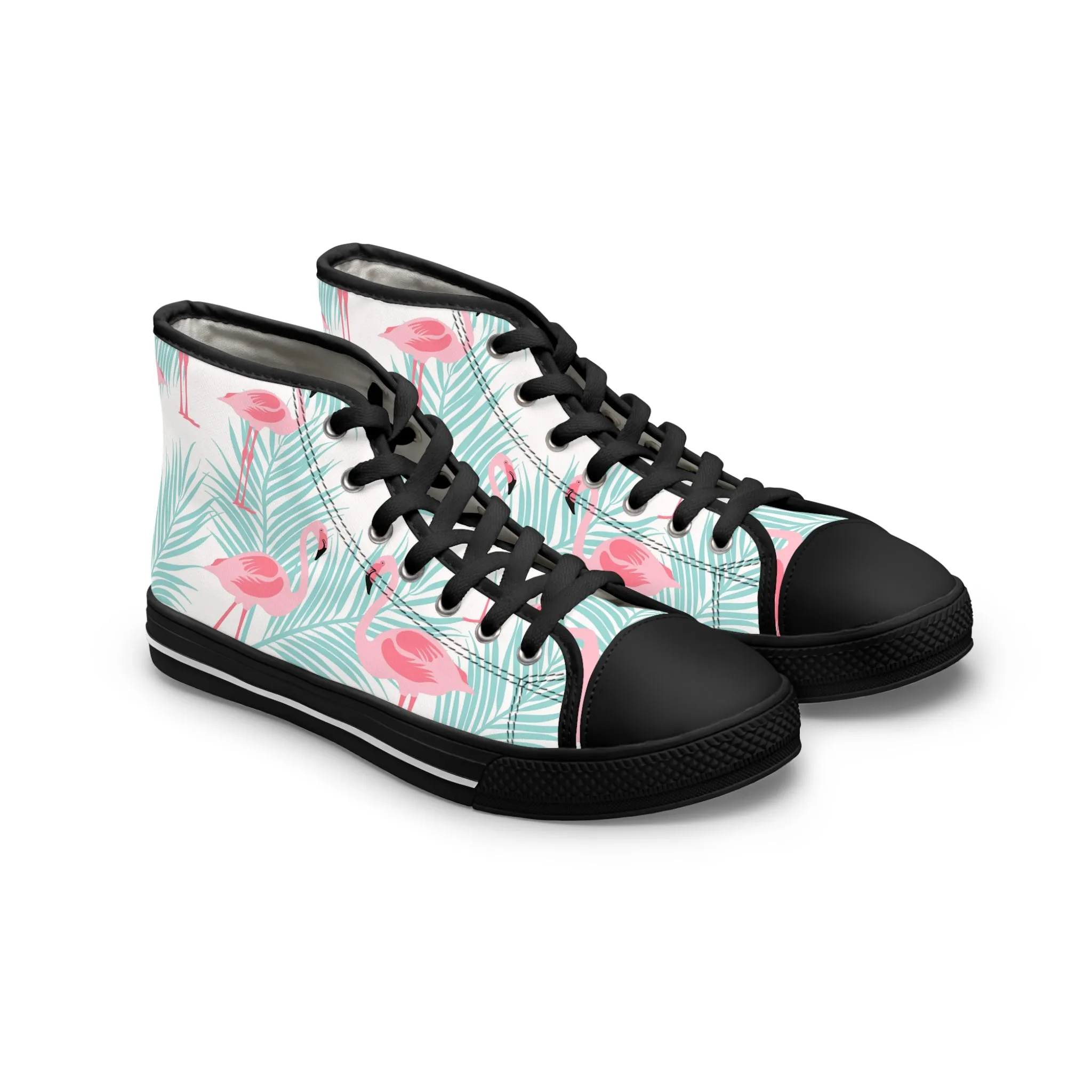 Flamingos Women's High Top Sneakers