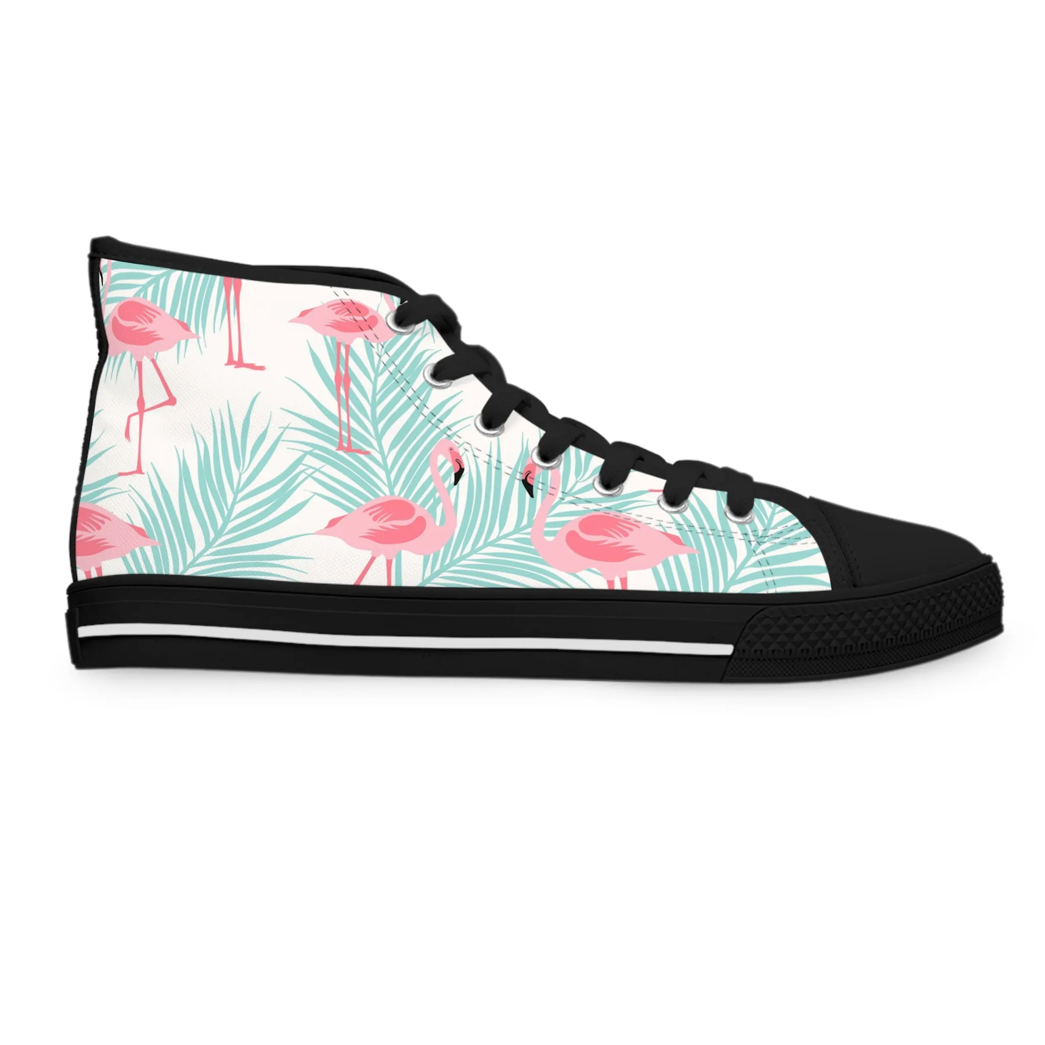 Flamingos Women's High Top Sneakers