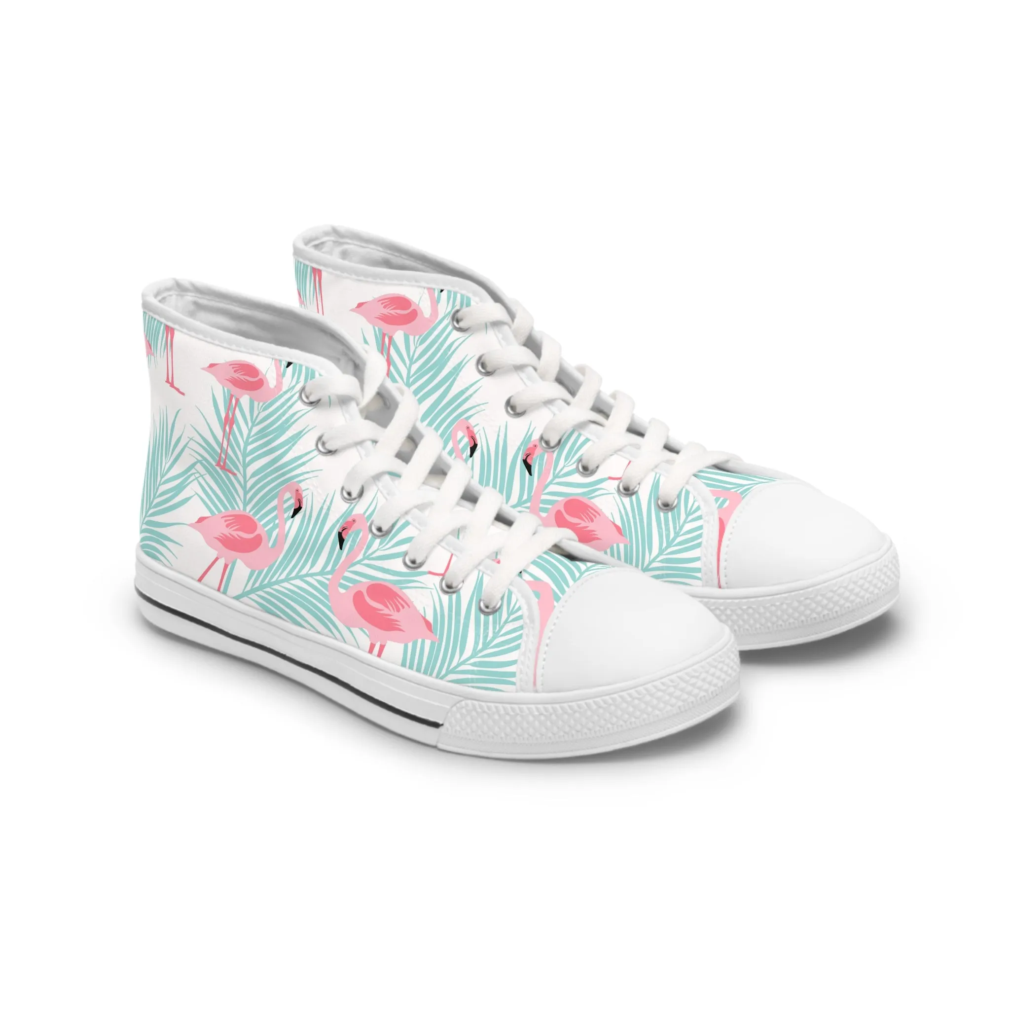 Flamingos Women's High Top Sneakers