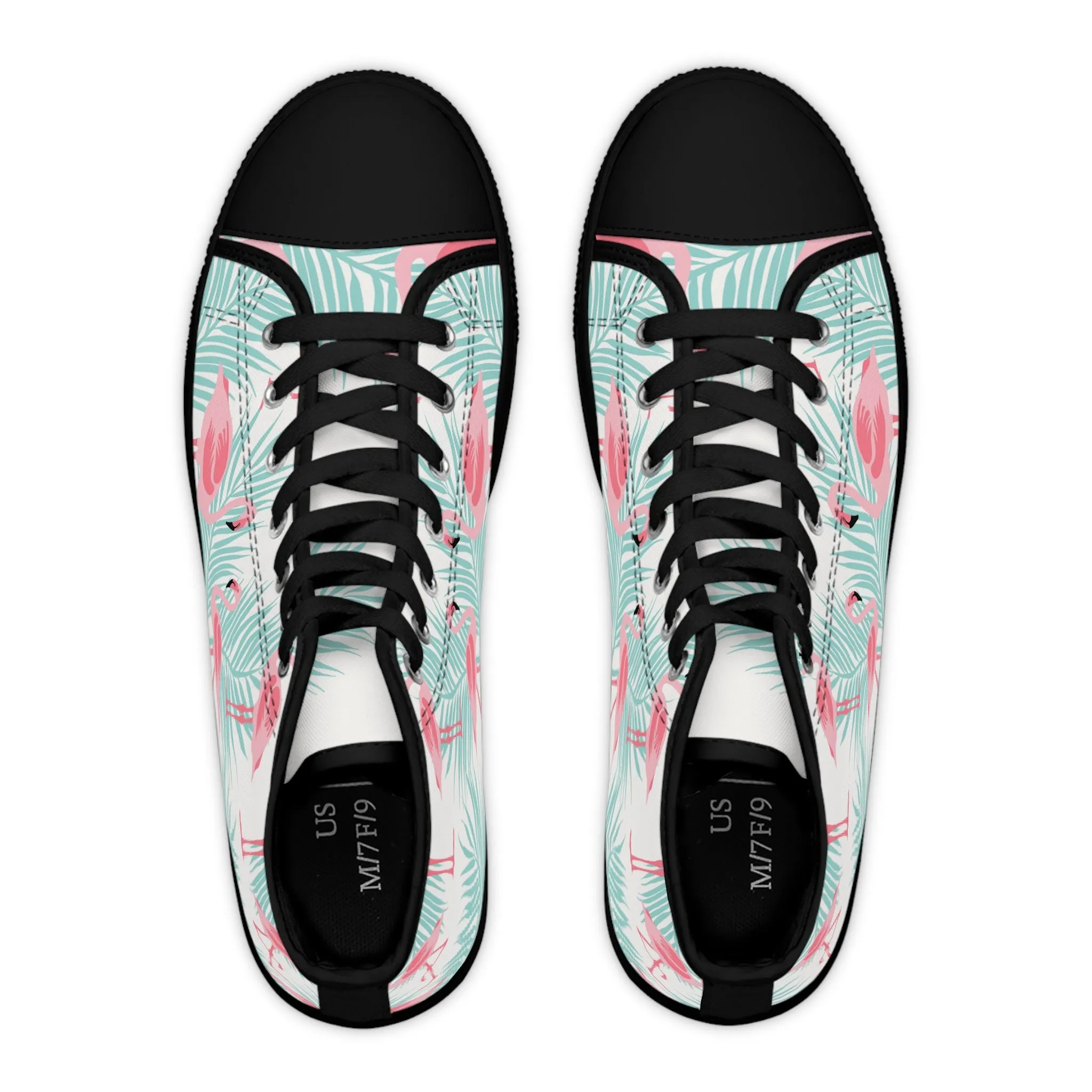 Flamingos Women's High Top Sneakers